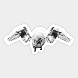 Flying Pig Sticker